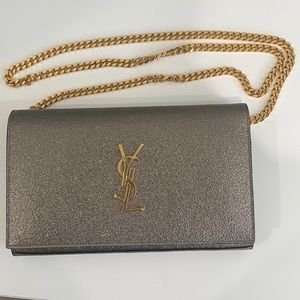 Authentic Saint Laurent Kate wallet on chain